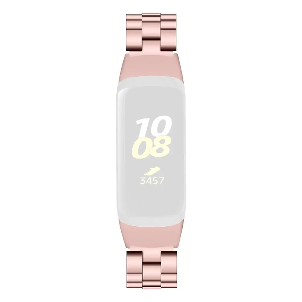 Ремешок для часов для samsung Galaxy Fit SM-R370, умный Браслет, металлический браслет из нержавеющей стали, ремешок для Galaxy Fit SM-R370, ремешок для часов