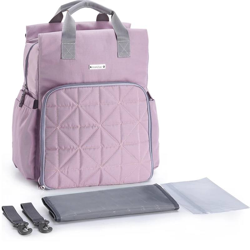 Сумки для мам, рюкзак для путешествий, дизайнерская коляска, сумка для детских подгузников, сумка для ухода за ребенком, сумка для подгузников для мам, сумка для детских колясок - Цвет: 40
