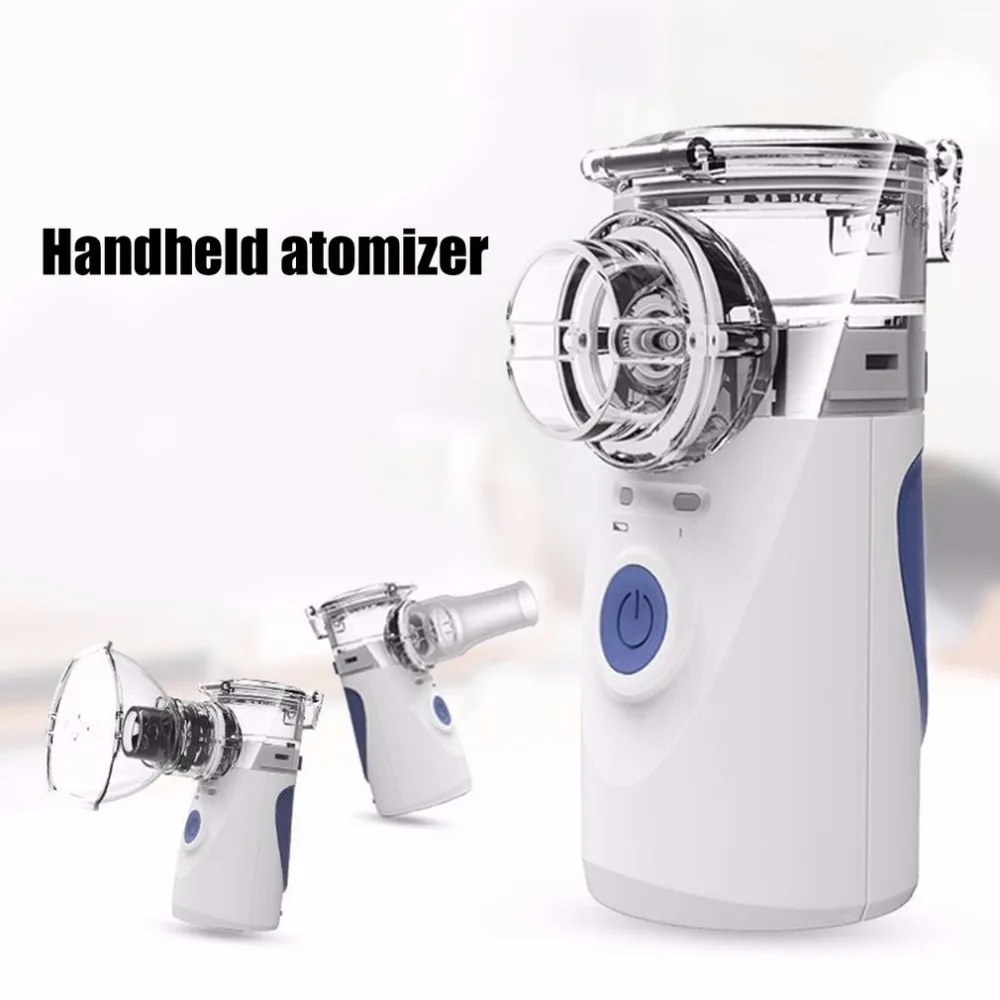 Mini Handheld Facial Steamer Nebuliser Steaming Skin Care Atomizer Portable Respirator Humidifier Adult Kid Inhaler Nebulizer