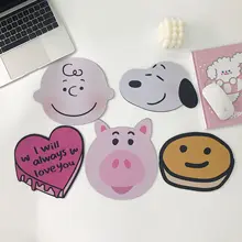 Peanuts Rogue Dog мультфильм kawaii коврик для мыши ПВХ Ультра мягкий натуральный каучук Персиковое сердце поросенок домашний компьютер Противоскользящий Настольный коврик