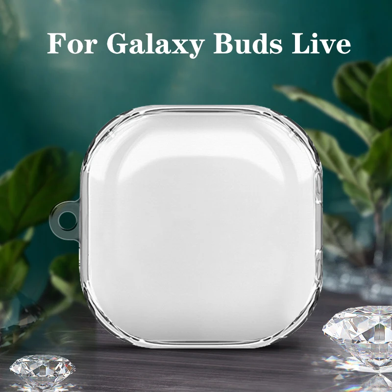 Прозрачный мягкий чехол для Samsung Galaxy Buds Live из ТПУ аксессуары наушников