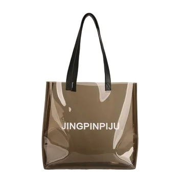 

Summer Bags Fashion Transparent Bag Girl Transparent Jelly Large Capacity Shoulder Bag Korean Bags Crossbody Transparent