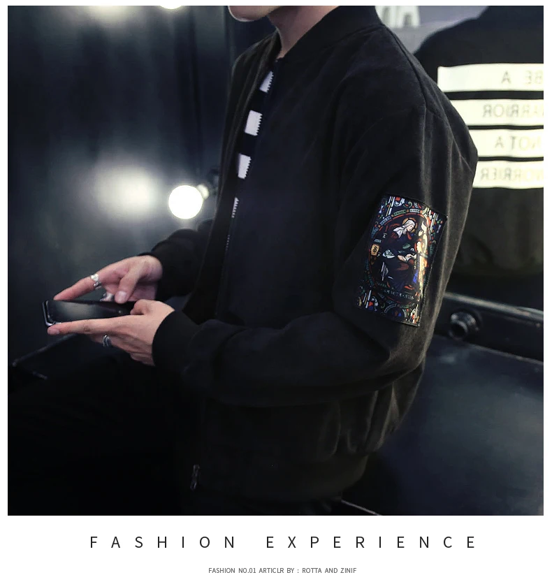 Куртка-бомбер мужская повседневная винтажная бейсбольная хип-хоп куртка на молнии Мужская Уличная мода вельветовые мужские куртки и пальто японские