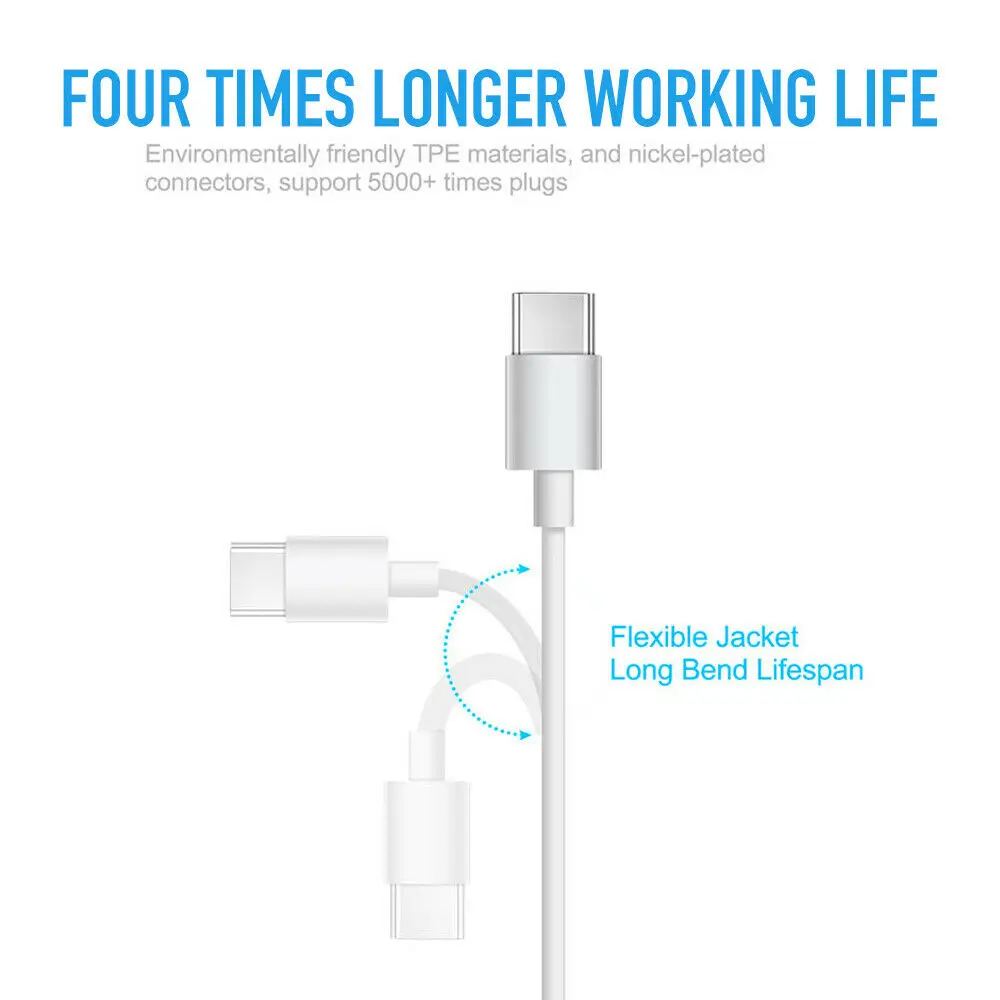 PD 18W 9 V/2A USB-C-Lightning 1/2 M кабель для быстрой зарядки адаптер для iPhone 11 11Pro Max XS XR