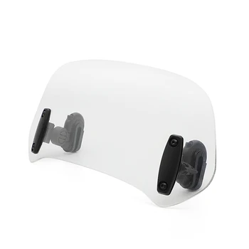 

Universal Motorcycle Scooter Adjustable Clip On Windscreen Windshield Extension Spoiler Wind Deflector Adjustable Lockable