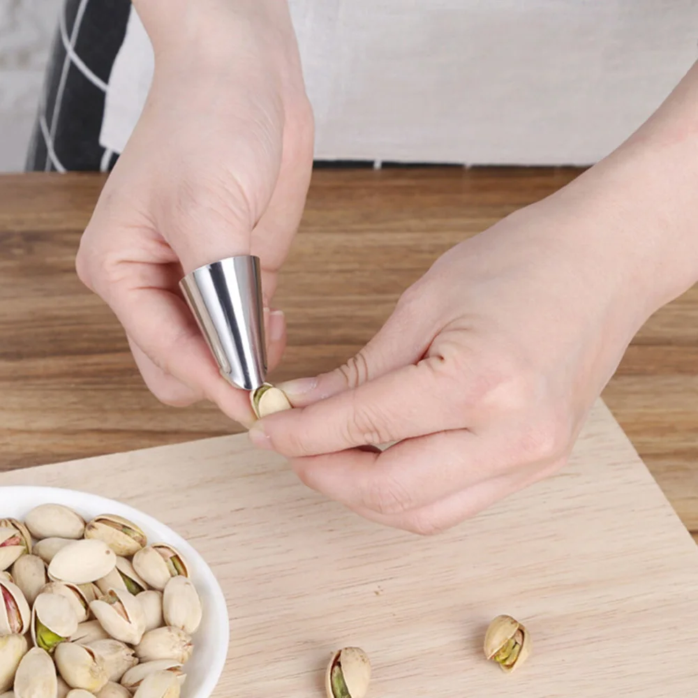 4 шт Регулируемая Защита рук для пальца Нержавеющая сталь покрытие ногтей