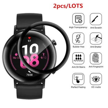 

3D Cover Tempered Glass Film For Huawei Watch GT 2 42MM Screen Protectors For Huawei Watch GT2 42MM Full Protective Glass