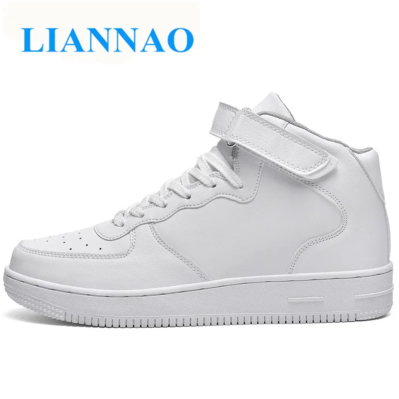 Повседневная обувь мужская 2019 г. Мужские белые кроссовки на плоской подошве