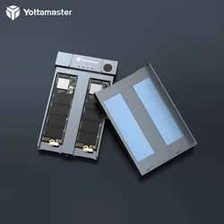 Yottamaster – duplicateur de SSD NVMe HC1 M.2 à M.2, boîtier USB c2 Bay, Clone autonome hors ligne 