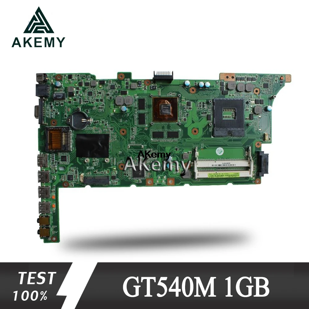 Akemy K73SV K73SD материнская плата для ноутбука ASUS K73SD K73S K73SV K73SJ Тесты Оригинал материнская плата HM65 GT540M 1 Гб