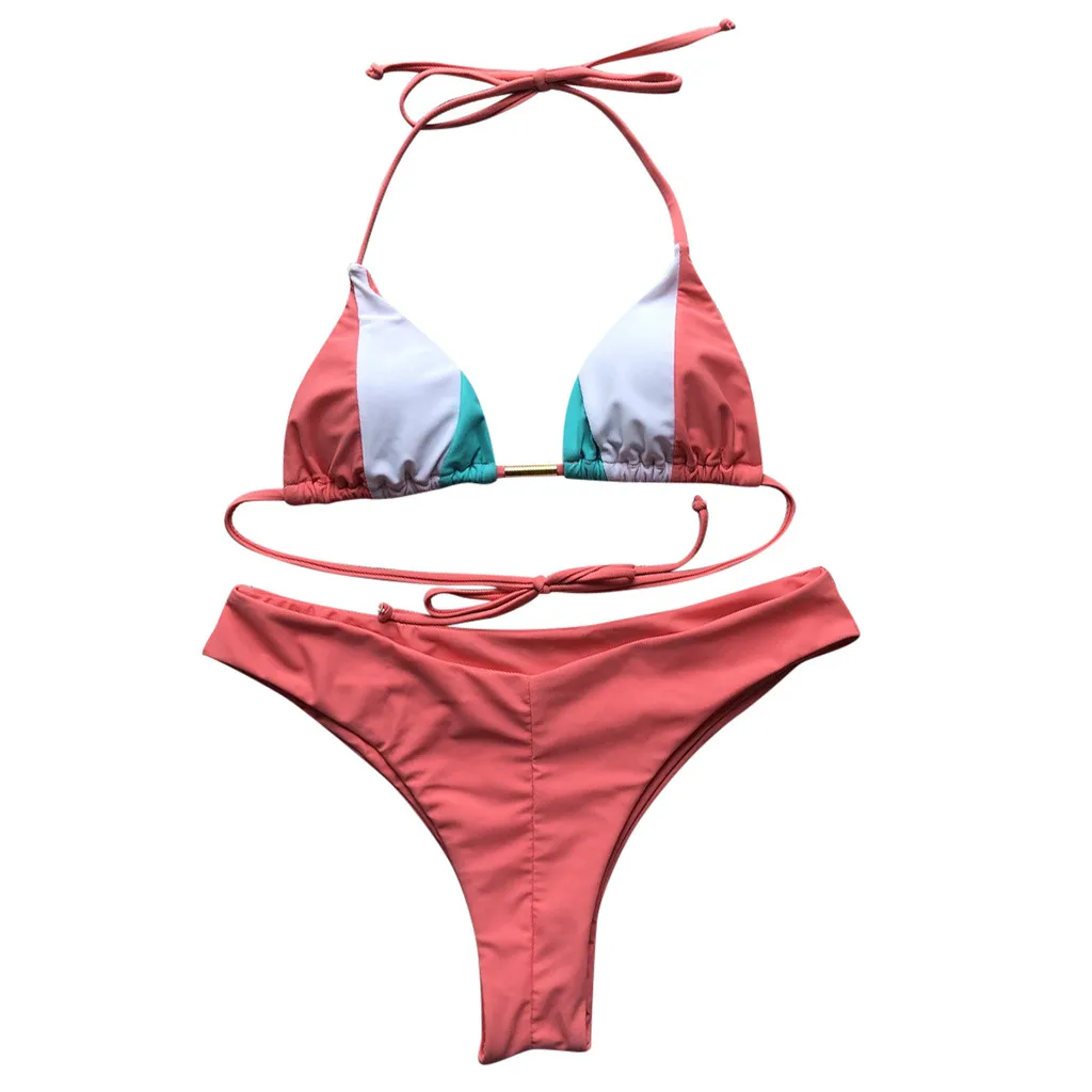 fashion bikinis set sexy women bikini set print padded swimwear