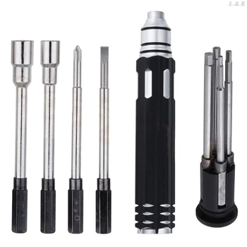 

New 8 in 1 Hex Socket Driver Hexagon Screwdriver Set for RC Models Aluminum U50A