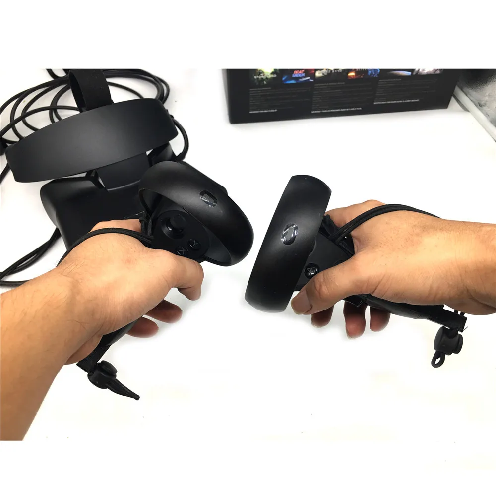 1 пара анти-бросок контроллер ремешок для Oculus Quest/Rift S VR очки анти-пот контроллер Защитная крышка аксессуары