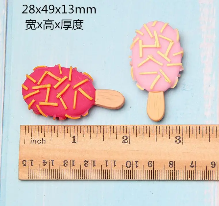 100 шт./партия милые Kawaii еда DIY игрушки Детские аксессуары Статуэтка мороженого мини-игрушки для моделирования