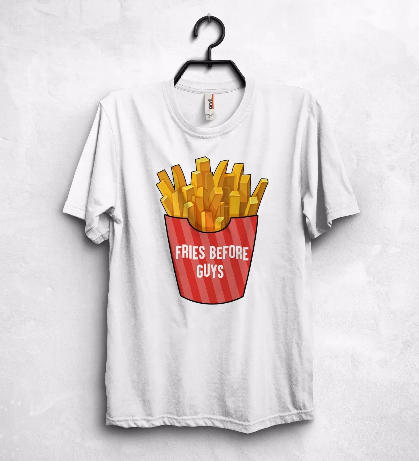 

Fries Before Guys T Shirt Top Food Lover Pizza Burger King McDonalds KFC Gift Summer Men'S fashion Tee,Comfortable t shirt