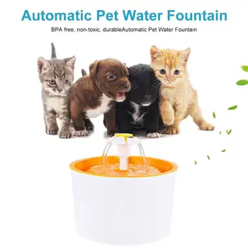 

1pc Smart Electric Pet Automatic Wate Fountain 1.6L Large Storage Capacity 3 Water Flow Setting Pet Dispenser US/EU/UK Plug