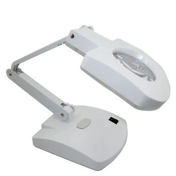 

BEST-8611BL Magnifying glass lamp Illuminated magnifier 56 LED light table lamp for Reading/Rework/Soldering
