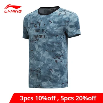 

Li-Ning Men The Trend Sports T-Shirt 100% Cotton Regular Fit Comfort LiNing li ning Breathable Sport Tee Tops AHSN503 MTS2856
