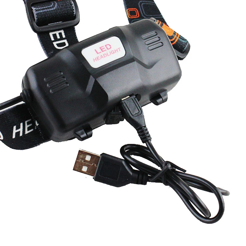 LED headlamp fishing headlight T6 3 modes Zoomable lamp Waterproof Head Torch flashlight Head lamp use 18650 for Camping Fishing