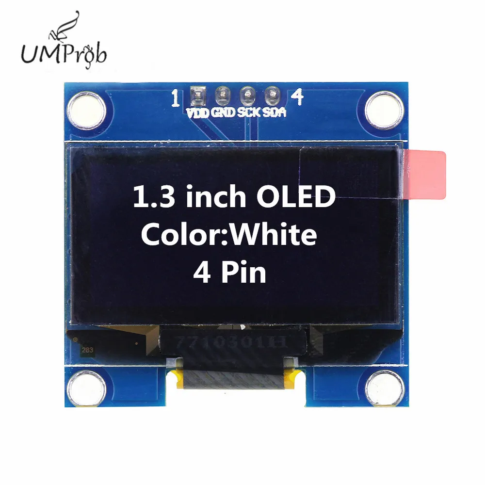 0 91 дюйма 128x32 IIC I2C белый/синий OLED ЖК дисплей DIY модуль SSD1306 Драйвер IC DC 3 В 5 для