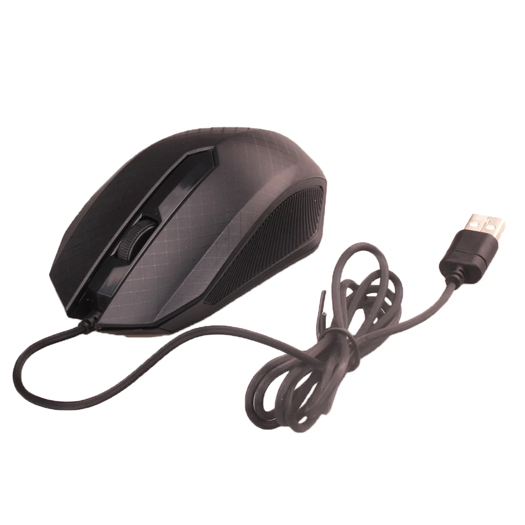 1200DPI USB Wired 3 Button Optical Gaming Mouse Mice for Daily Office Home Usage Laptop Desktop Computer PC USB Wired Mice Mouse