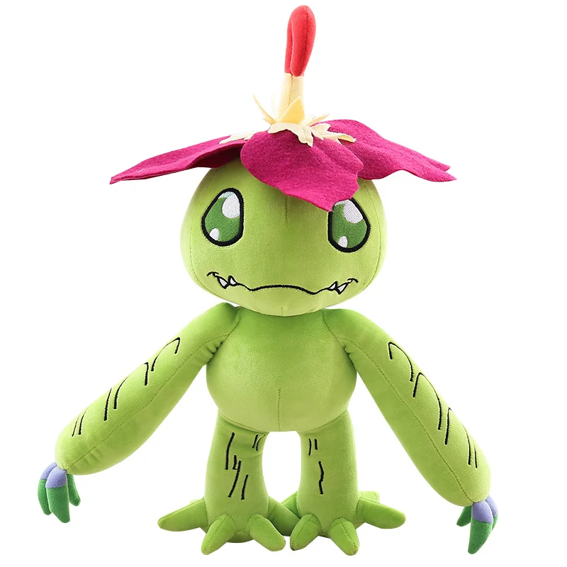Аниме Digimon Palmon Плюшевая Кукла Мягкие животные детские игрушки 30 см | Игрушки и