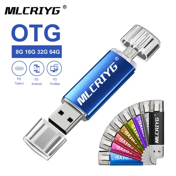 

metal OTG 3 IN 1 Type C pendrive 64GB flash usb memory 8GB pen drive 16GB 32GB usb flash drive 128GB OTG cle usb stick pen key