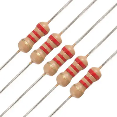 50x1/4 W 250V 2,2 K ohm 2K2 осевые свинцовые Углеродные пленочные резисторы