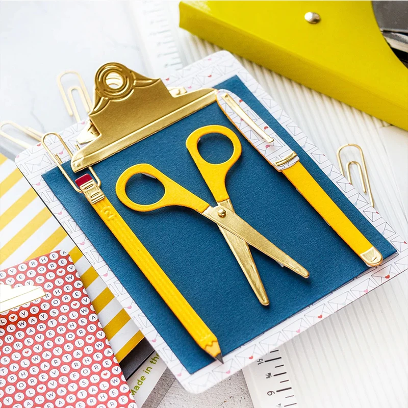 Note Board Набор ножниц металлические режущие штампы для DIY Скрапбукинг альбом тиснение бумажные карты для ручной работы поставки Новинка