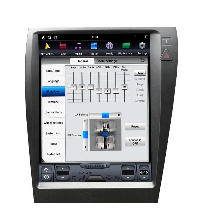 Cheap NAVITOPIA 12.1inch 4G+64GB Tesla Style Vertical Screen Android 8.1 Car DVD GPS Navigation for Lexus ES240 ES350 13