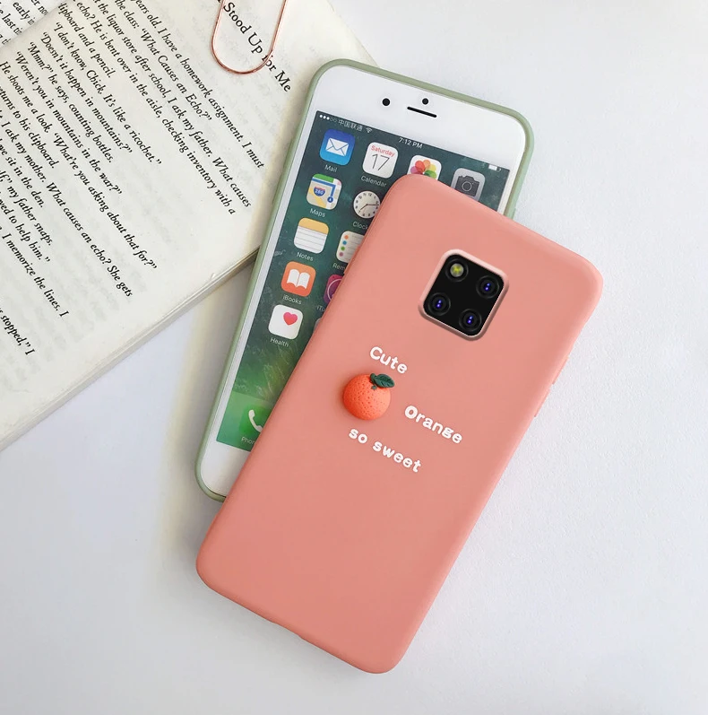 3D авокадо мягкий чехол для huawei Honor вид 10 9X 8C 8X 8A 7X 10i 20i P20 P30 Коврики 20 30 Pro Lite Y9 Prime P Smart плюс чехол