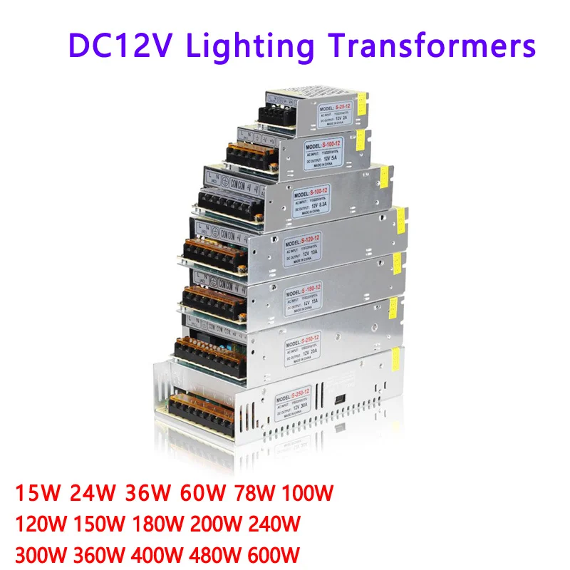 Трансформаторы для светодиодного драйвера источник питания 12 В 220 а 2 А 3 5 10 15 20 25 30