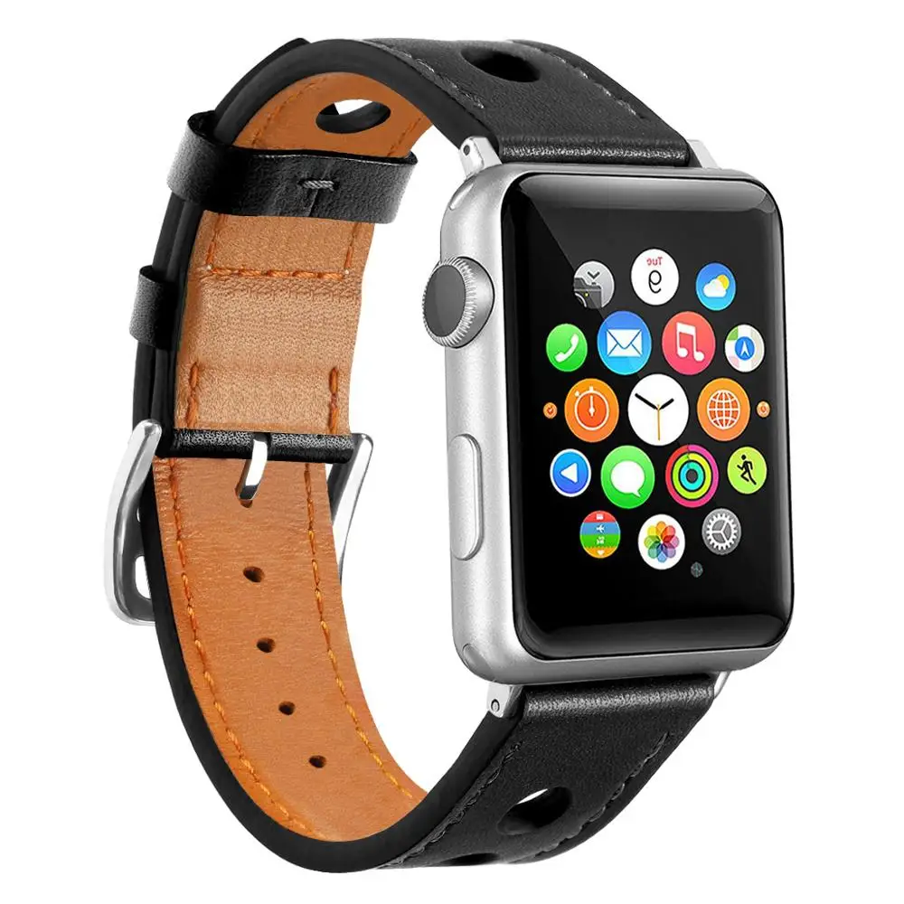Ремешок Correa pulseira для apple watch 42 мм 40 мм для iWatch ремешок для часов серии 5 4 3 кожаный ремешок для часов correas cinturino 38 44 мм