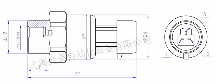 PT1400 кондиционирование воздуха Охлаждение Давление Сенсор Transmitter-1-16BAR 0-5V 0,5-4,5 V 4-20mA