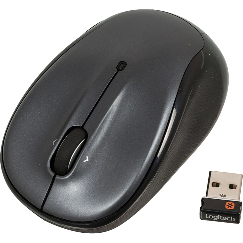 Мышь Logitech M325 черный оптическая(1000dpi) беспроводная USB1.1 для ноутбука(2but