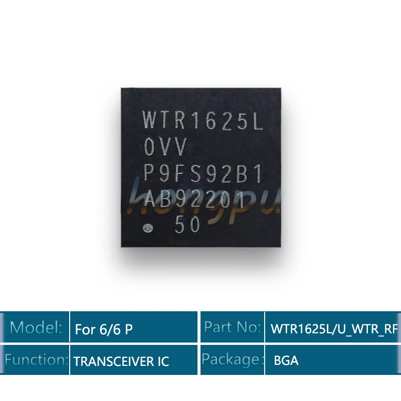 10 шт./лот WTR1625L 0VV для iphone 6/6 plus/6 p U_WTR_RF IF чип IC WTR приемопередатчик WTR1625