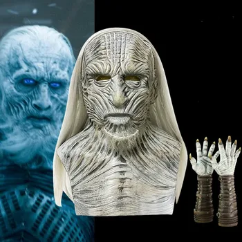 

Horror The Night King Mask Cosplay Zombie Latex Masks Party Masquerade Cosplay Mascara Scary Face Mask Party Costume Props