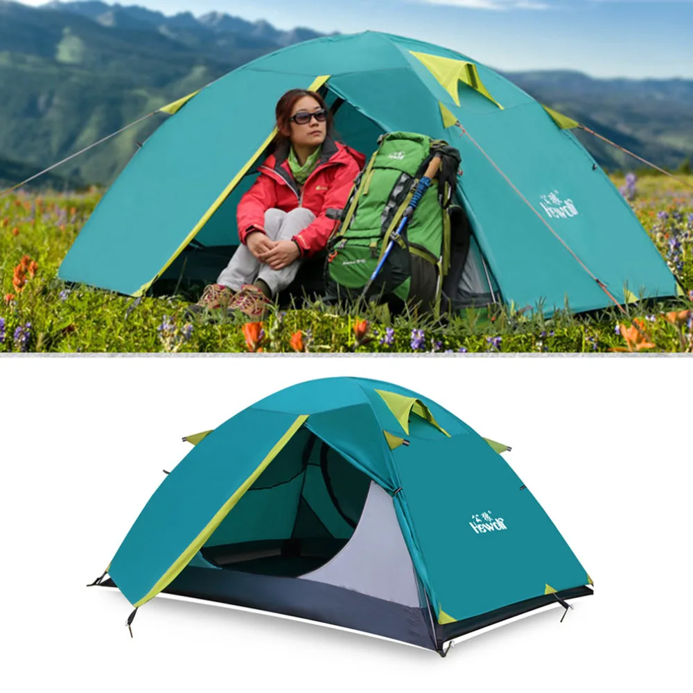 

Ship from Russian Camping Tents Double Layer Waterproof Windproof Outdoor Tent For Hiking Fishing Hunting Beach Picnic Hot
