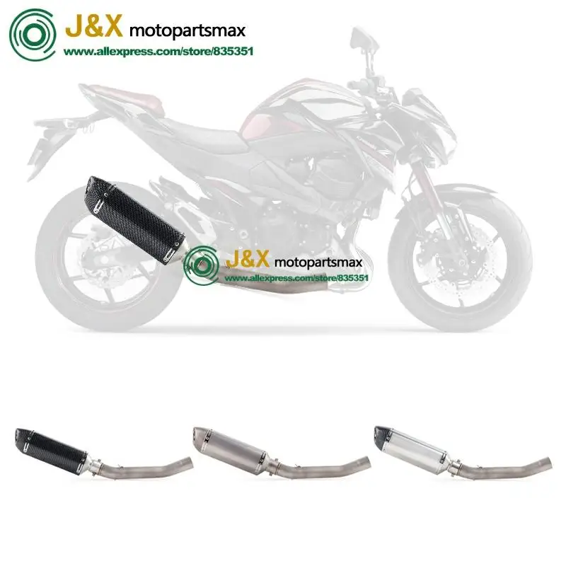 Полная система, слипоны для kawasaki Z750 Z 750, глушитель для мотоцикла, поход, средняя Соединительная средняя труба