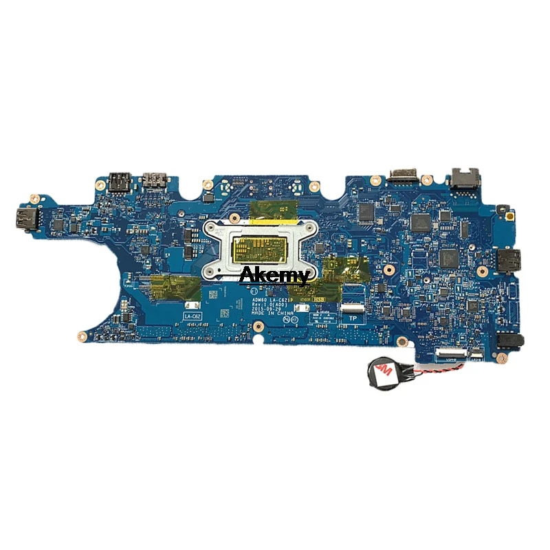 Scheda Madre CN-0DV5YH для Dell Latitude E5270 Материнская плата ноутбука I5-6300U 2,40 GHz DV5YH 0DV5YH LA-C621P