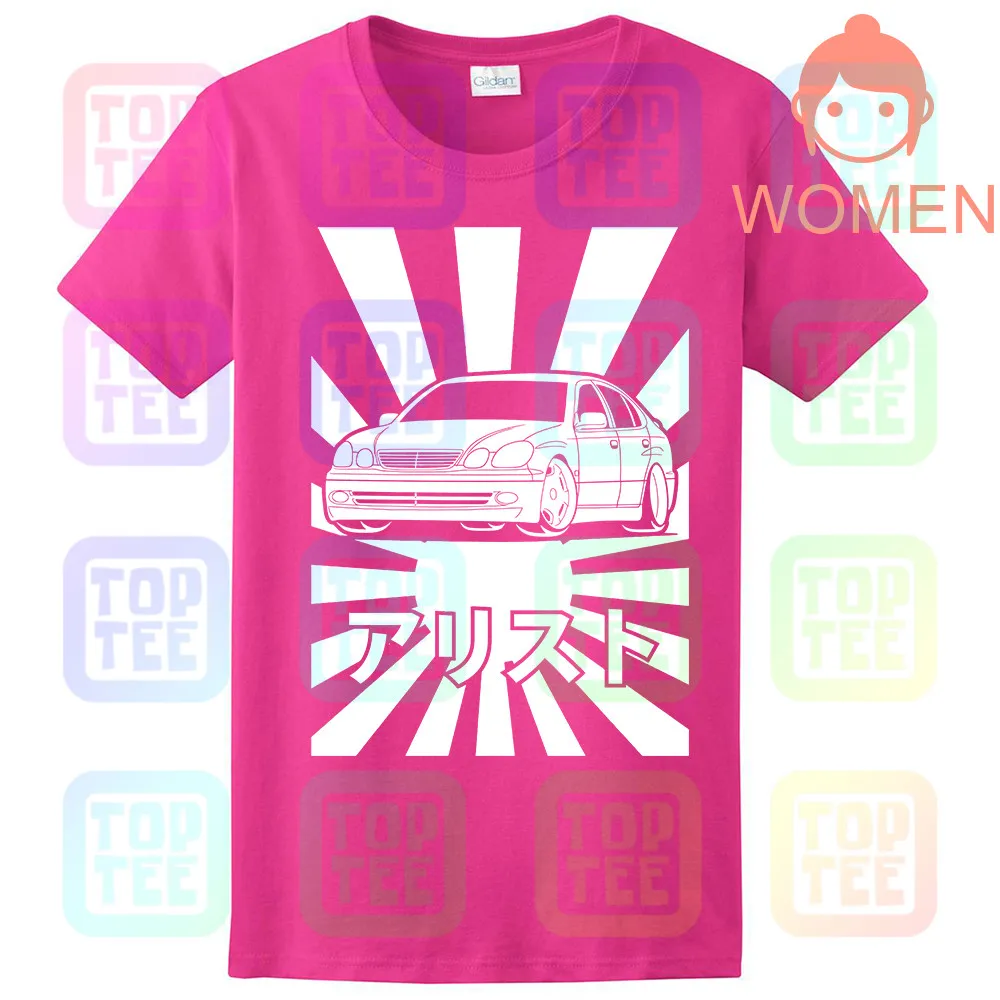 GT-shirt Toyota Aristo JZS161 футболка - Цвет: Women Rose