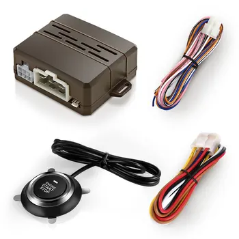 

Car Push Button Door Lock Keyless Entry Engine Start Alarm System Auto Remote Central Kit with Remote Control