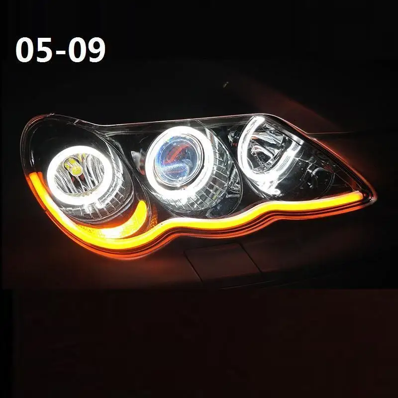 Запчасти для бокового указателя поворота Neblineros Para Auto Drl Led Assessoires передние противотуманные фары Задние Автомобильные фары в сборе для Toyota MARK X