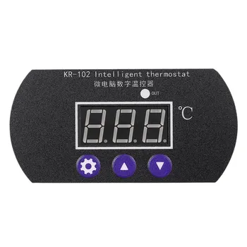 

Micro Control Panel Adjustable Digital Thermostat for Incubator Controller Electronic Heat Cool Temperature Regulator Meter