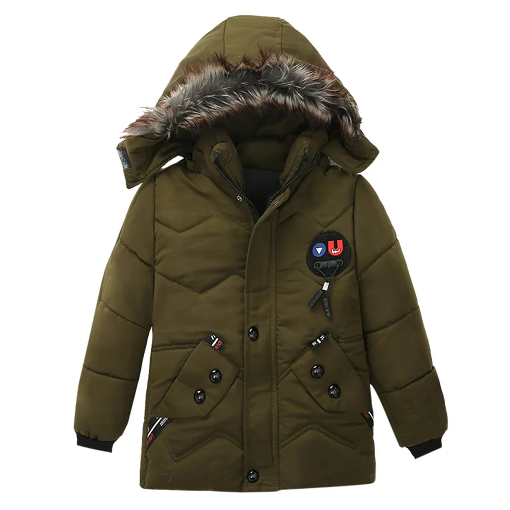ARLONEET Baby Girls Christmas Costume Autumn Winter Printing Jackets Coat Clothes Kids Children Warm Outerwear Clothing