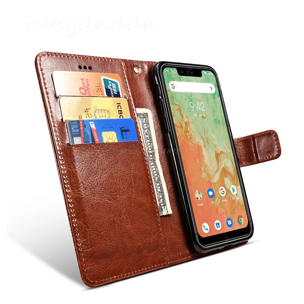 Кожаный чехол-книжка для Umidigi A3X, чехол-кошелек, чехол s для Umidigi A3X, чехол-подставка, флип, эксклюзивный чехол для телефона с отделениями для карт