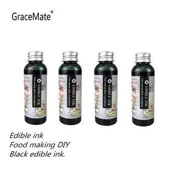 

400ml Edible Black Ink for Canon / Epson / HP Desktop Inkjet Printer for Cake Food Chocolate DIY