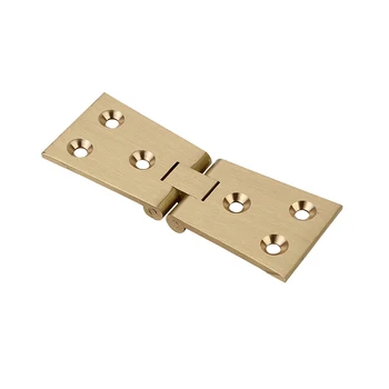 

Tiazza Antique Brass Thickened Sewing Machine Table Folding Flip Top Hinges 180 Degree Heavy Duty Hinge for Folding Furniture