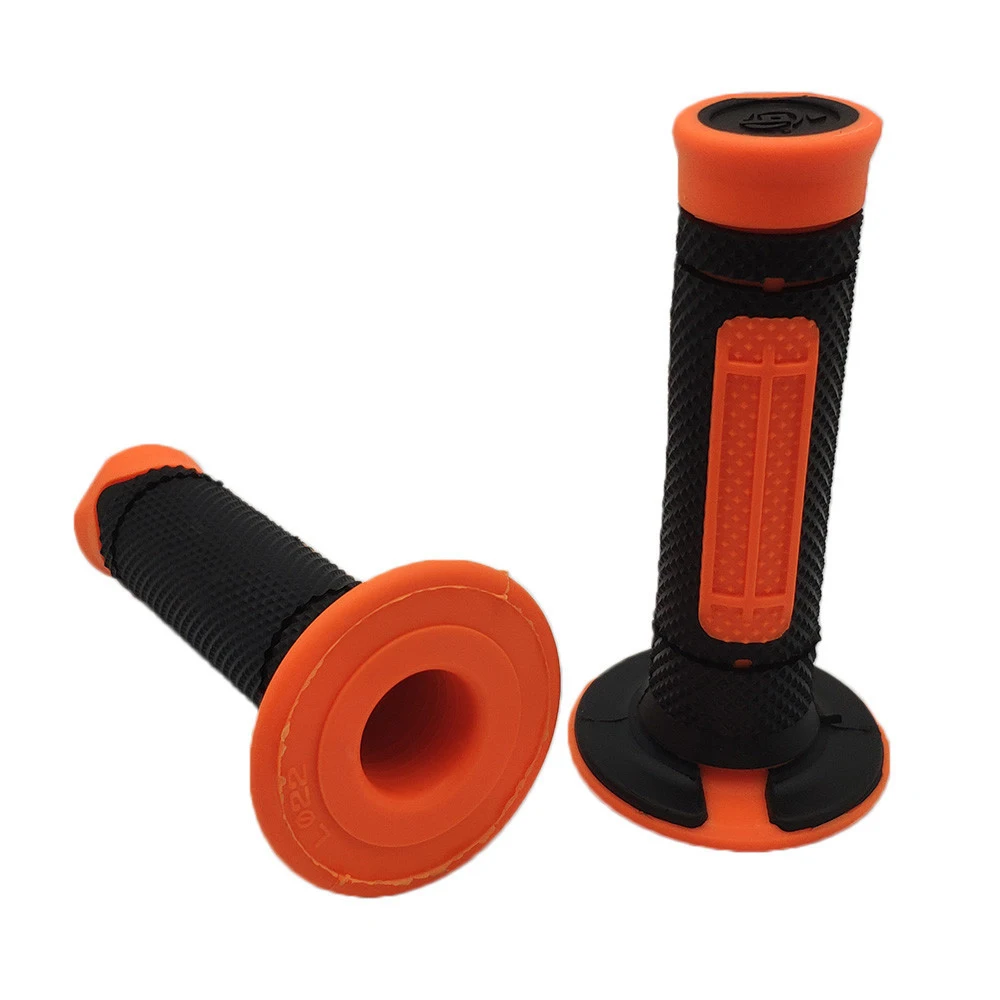 Для KTM sx 65 85 125 150 250 450 525 250XC 300XC мотоциклетные ручки резиновая противоскользящая рукоятка для ktm Пластиковые Ручки - Цвет: Orange