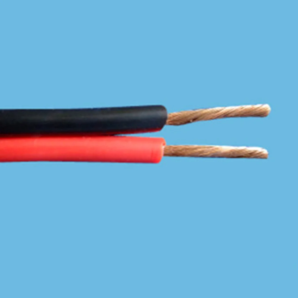 10 м медь 22AWG 2 Pin Красный Черный ПВХ Электрический кабель, провод для светодиодной ленты освещения
